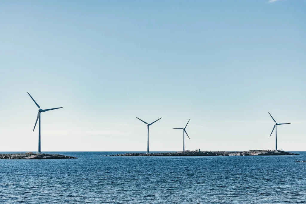 Windkraftanlagen an der Ostsee